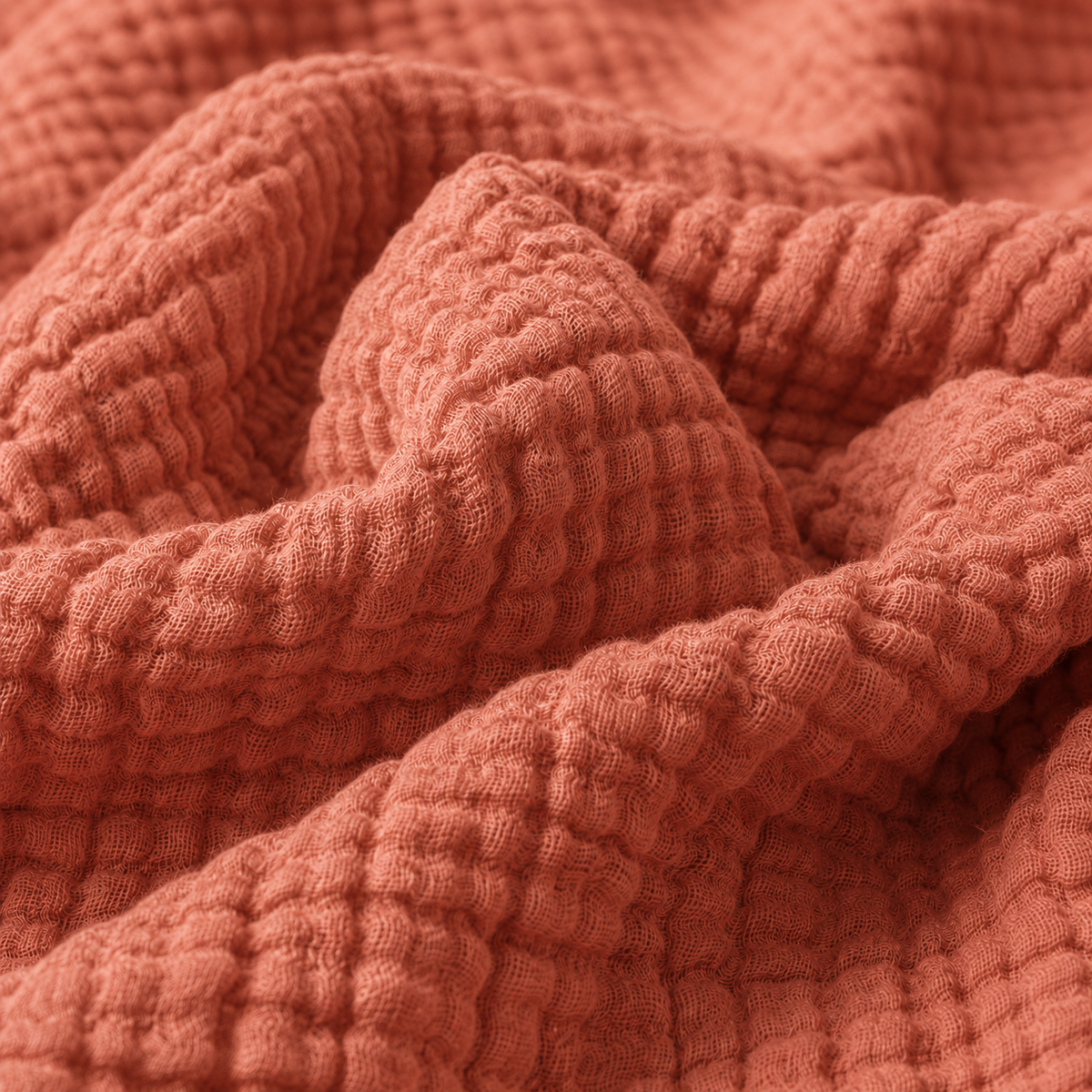 Coral Red Somnira Airwave Musselindecke Somnira Airwave Musselindecke